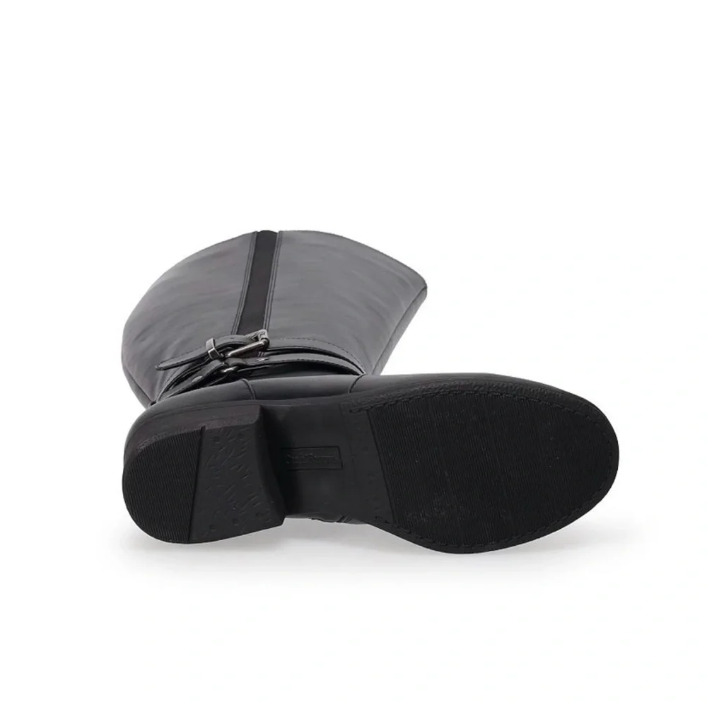 NWT #8 Croft & Barrow Pose Women's Ortholite ECO Black Riding Boots Size 10 - Picture 4 of 10